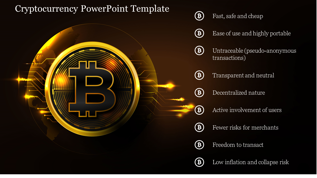 Free Cryptocurrency PowerPoint Template
